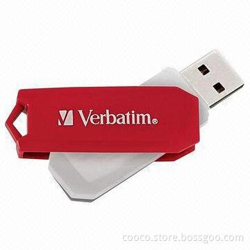 Swivel USB Flash Drives, 5-year warranty, 1 to 256GB USB Key Storage Capacity